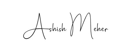 Similarly Andilay-7BmLP is the best handwritten signature design. Signature creator online. You can use it as an online autograph creator for name Ashish Meher. Ashish Meher signature style 4 images and pictures png