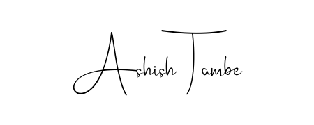 Stand out with a creative autograph for Ashish Tambe. The Andilay-7BmLP styling blends modern aesthetics with classic signature flourishes. Ashish Tambe signature style 4 images and pictures png