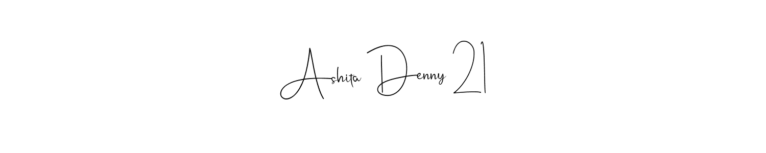 It looks lik you need a new signature style for name Ashita Denny 21. Design unique handwritten (Andilay-7BmLP) signature with our free signature maker in just a few clicks. Ashita Denny 21 signature style 4 images and pictures png