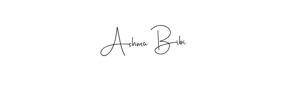 Make a beautiful signature design for name Ashma Bibi. Use this online signature maker to create a handwritten signature for free. Ashma Bibi signature style 4 images and pictures png