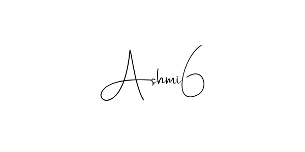 Ashmi6 stylish signature style. Best Handwritten Sign (Andilay-7BmLP) for my name. Handwritten Signature Collection Ideas for my name Ashmi6. Ashmi6 signature style 4 images and pictures png