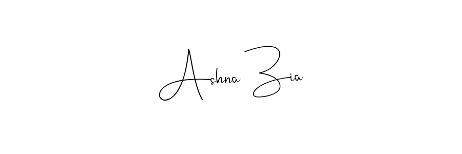 Also we have Ashna Zia name is the best signature style. Create professional handwritten signature collection using Andilay-7BmLP autograph style. Ashna Zia signature style 4 images and pictures png