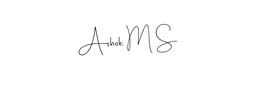 You can use this online signature creator to create a handwritten signature for the name Ashok M S. This is the best online autograph maker. Ashok M S signature style 4 images and pictures png