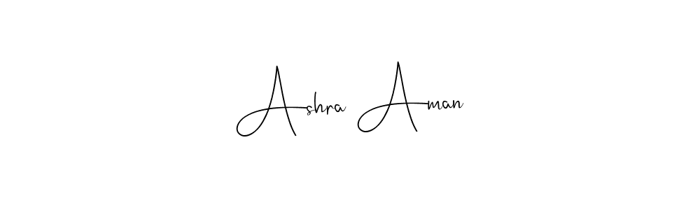 How to make Ashra Aman signature? Andilay-7BmLP is a professional autograph style. Create handwritten signature for Ashra Aman name. Ashra Aman signature style 4 images and pictures png