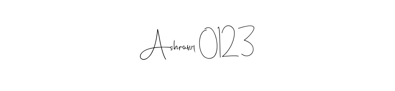 Make a beautiful signature design for name Ashraful 0123. With this signature (Andilay-7BmLP) style, you can create a handwritten signature for free. Ashraful 0123 signature style 4 images and pictures png