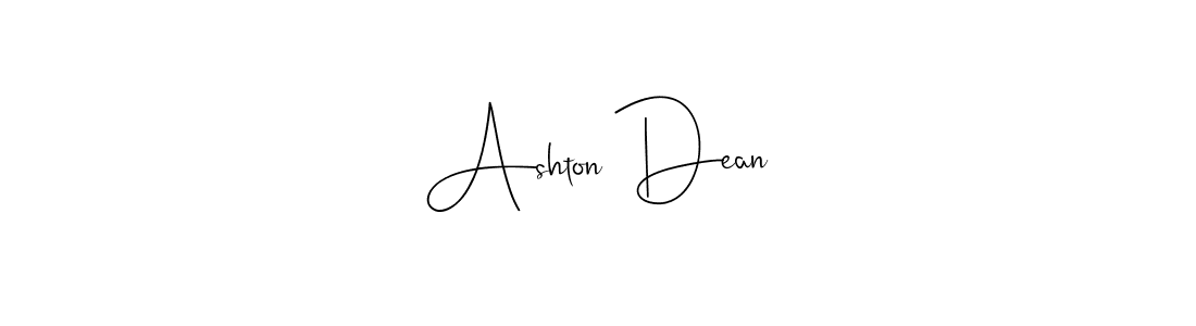 Also You can easily find your signature by using the search form. We will create Ashton Dean name handwritten signature images for you free of cost using Andilay-7BmLP sign style. Ashton Dean signature style 4 images and pictures png