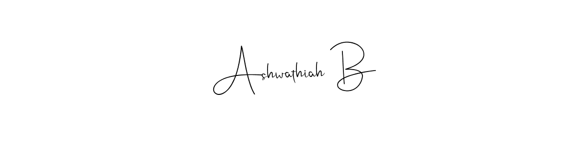 Similarly Andilay-7BmLP is the best handwritten signature design. Signature creator online .You can use it as an online autograph creator for name Ashwathiah B. Ashwathiah B signature style 4 images and pictures png