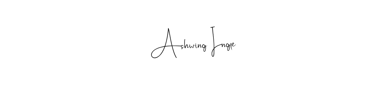 Make a beautiful signature design for name Ashwing Ingle. Use this online signature maker to create a handwritten signature for free. Ashwing Ingle signature style 4 images and pictures png