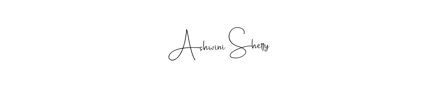 How to make Ashwini Shetty name signature. Use Andilay-7BmLP style for creating short signs online. This is the latest handwritten sign. Ashwini Shetty signature style 4 images and pictures png