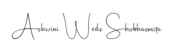 Give your name Ashwini Weds Shubhasmita an exquisite flair with the Andilay-7BmLP script font. Ideal for contracts, resumes, and formal letterheads. Ashwini Weds Shubhasmita signature style 4 images and pictures png