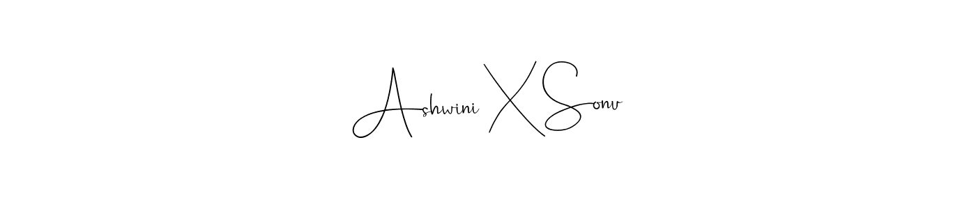 Check out images of Autograph of Ashwini X Sonu name. Actor Ashwini X Sonu Signature Style. Andilay-7BmLP is a professional sign style online. Ashwini X Sonu signature style 4 images and pictures png