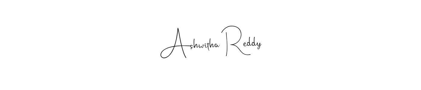 The best way (Andilay-7BmLP) to make a short signature is to pick only two or three words in your name. The name Ashwitha Reddy include a total of six letters. For converting this name. Ashwitha Reddy signature style 4 images and pictures png