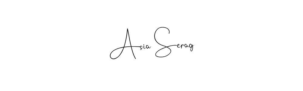 if you are searching for the best signature style for your name Asia Serag. so please give up your signature search. here we have designed multiple signature styles  using Andilay-7BmLP. Asia Serag signature style 4 images and pictures png