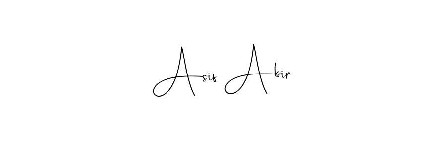 Asif Abir stylish signature style. Best Handwritten Sign (Andilay-7BmLP) for my name. Handwritten Signature Collection Ideas for my name Asif Abir. Asif Abir signature style 4 images and pictures png