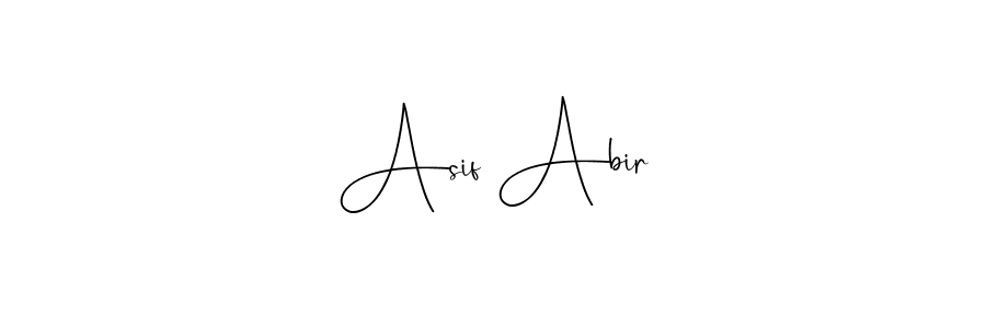 Asif Abir stylish signature style. Best Handwritten Sign (Andilay-7BmLP) for my name. Handwritten Signature Collection Ideas for my name Asif Abir. Asif Abir signature style 4 images and pictures png