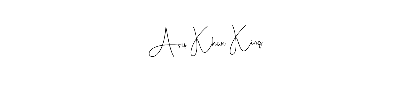 Make a short Asif Khan King signature style. Manage your documents anywhere anytime using Andilay-7BmLP. Create and add eSignatures, submit forms, share and send files easily. Asif Khan King signature style 4 images and pictures png