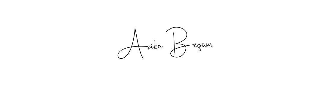 Also we have Asika Begam name is the best signature style. Create professional handwritten signature collection using Andilay-7BmLP autograph style. Asika Begam signature style 4 images and pictures png