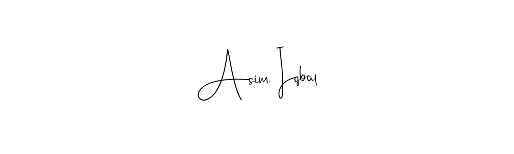 You should practise on your own different ways (Andilay-7BmLP) to write your name (Asim Iqbal) in signature. don't let someone else do it for you. Asim Iqbal signature style 4 images and pictures png