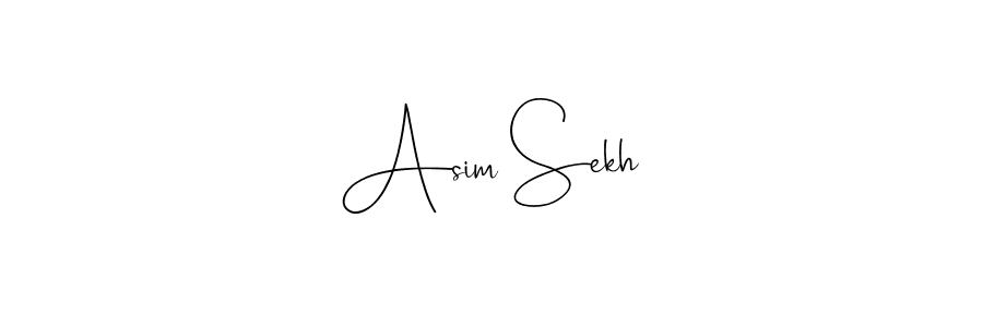 Design your own signature with our free online signature maker. With this signature software, you can create a handwritten (Andilay-7BmLP) signature for name Asim Sekh. Asim Sekh signature style 4 images and pictures png