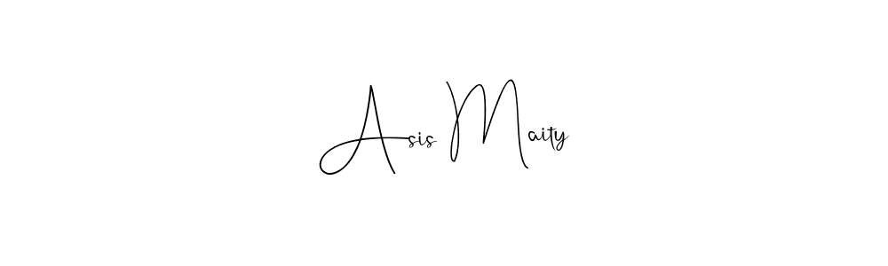 Use a signature maker to create a handwritten signature online. With this signature software, you can design (Andilay-7BmLP) your own signature for name Asis Maity. Asis Maity signature style 4 images and pictures png