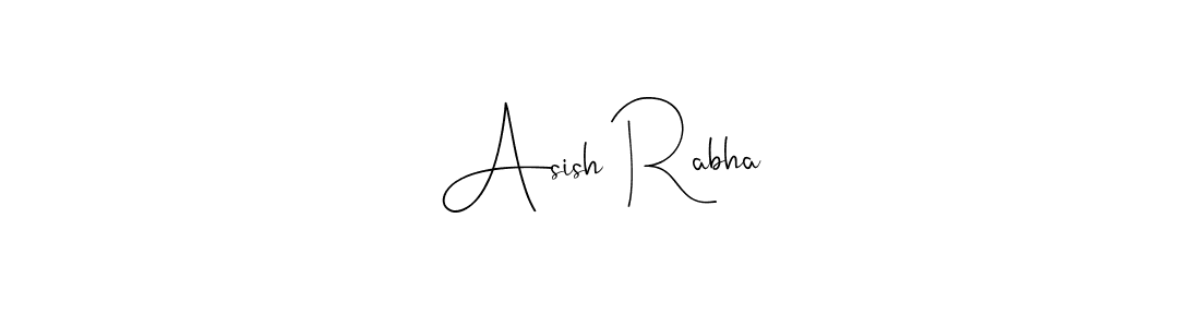 How to make Asish Rabha name signature. Use Andilay-7BmLP style for creating short signs online. This is the latest handwritten sign. Asish Rabha signature style 4 images and pictures png