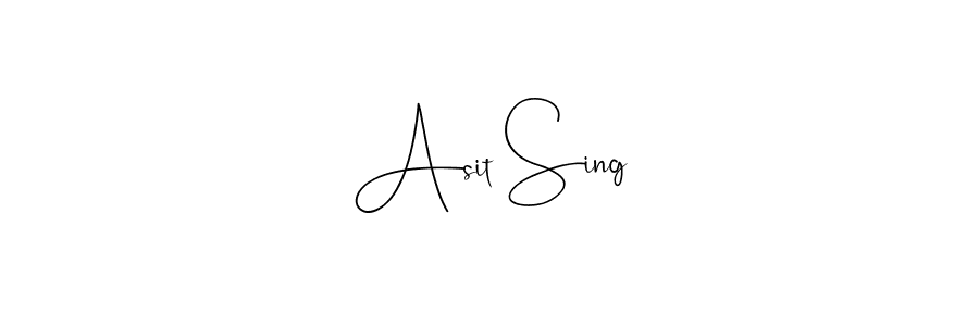 Make a beautiful signature design for name Asit Sing. With this signature (Andilay-7BmLP) style, you can create a handwritten signature for free. Asit Sing signature style 4 images and pictures png