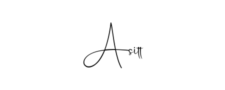 How to make Asitt name signature. Use Andilay-7BmLP style for creating short signs online. This is the latest handwritten sign. Asitt signature style 4 images and pictures png