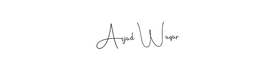 Use a signature maker to create a handwritten signature online. With this signature software, you can design (Andilay-7BmLP) your own signature for name Asjad Waqar. Asjad Waqar signature style 4 images and pictures png