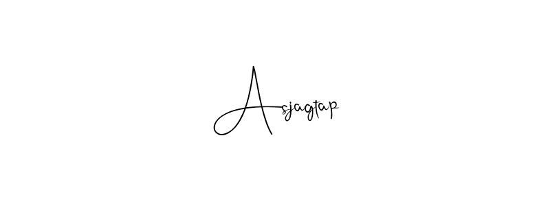 The best way (Andilay-7BmLP) to make a short signature is to pick only two or three words in your name. The name Asjagtap include a total of six letters. For converting this name. Asjagtap signature style 4 images and pictures png