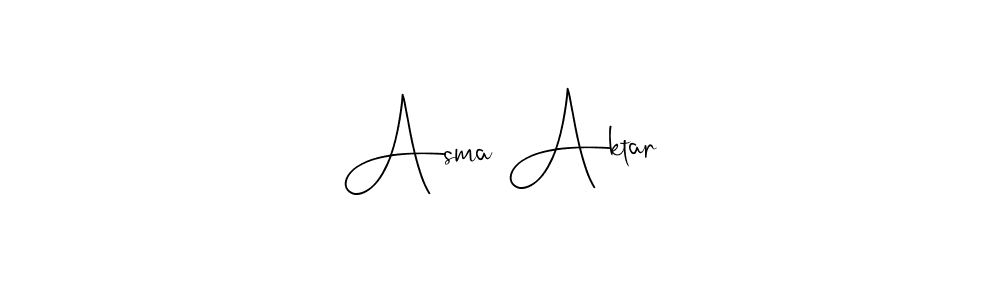 Once you've used our free online signature maker to create your best signature Andilay-7BmLP style, it's time to enjoy all of the benefits that Asma Aktar name signing documents. Asma Aktar signature style 4 images and pictures png