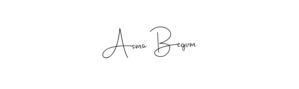 The best way (Andilay-7BmLP) to make a short signature is to pick only two or three words in your name. The name Asma Begum include a total of six letters. For converting this name. Asma Begum signature style 4 images and pictures png