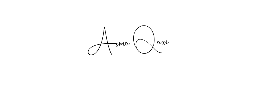 Also we have Asma Qazi name is the best signature style. Create professional handwritten signature collection using Andilay-7BmLP autograph style. Asma Qazi signature style 4 images and pictures png