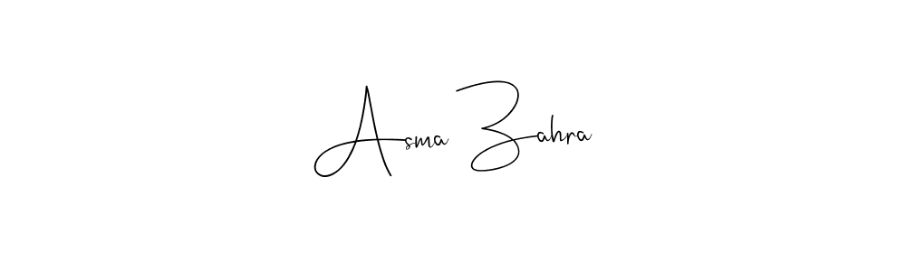 Andilay-7BmLP is a professional signature style that is perfect for those who want to add a touch of class to their signature. It is also a great choice for those who want to make their signature more unique. Get Asma Zahra name to fancy signature for free. Asma Zahra signature style 4 images and pictures png