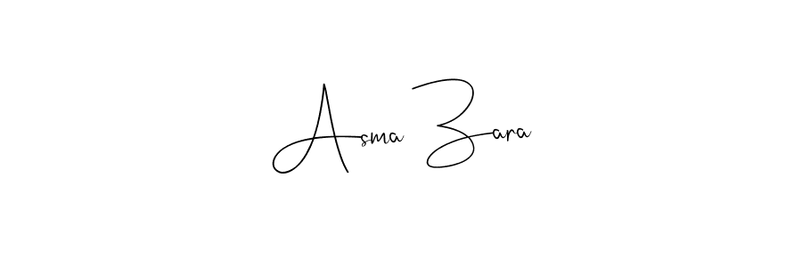 Asma Zara stylish signature style. Best Handwritten Sign (Andilay-7BmLP) for my name. Handwritten Signature Collection Ideas for my name Asma Zara. Asma Zara signature style 4 images and pictures png
