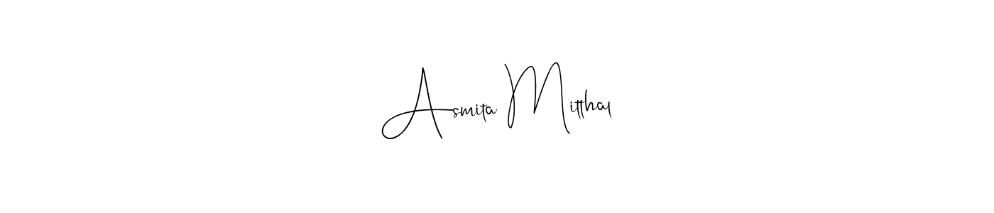 You can use this online signature creator to create a handwritten signature for the name Asmita Mitthal. This is the best online autograph maker. Asmita Mitthal signature style 4 images and pictures png