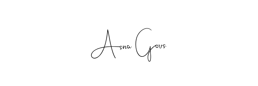 Also we have Asna Gous name is the best signature style. Create professional handwritten signature collection using Andilay-7BmLP autograph style. Asna Gous signature style 4 images and pictures png