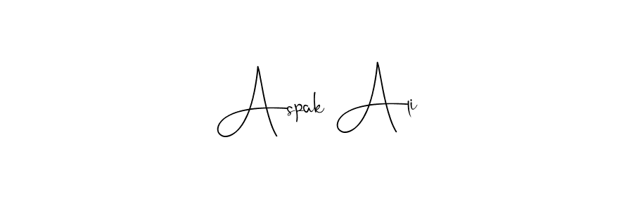 Once you've used our free online signature maker to create your best signature Andilay-7BmLP style, it's time to enjoy all of the benefits that Aspak Ali name signing documents. Aspak Ali signature style 4 images and pictures png