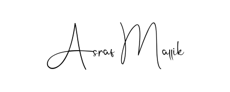 Achieve flawless digital penmanship with Asraf Mallik name in Andilay-7BmLP font. The perfect tool for creating online signatures. Asraf Mallik signature style 4 images and pictures png