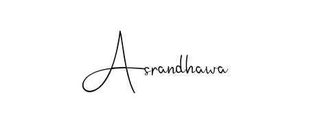 A stylish, flowing autograph style designed for name Asrandhawa using Andilay-7BmLP typography. Perfect for digital creative projects. Asrandhawa signature style 4 images and pictures png