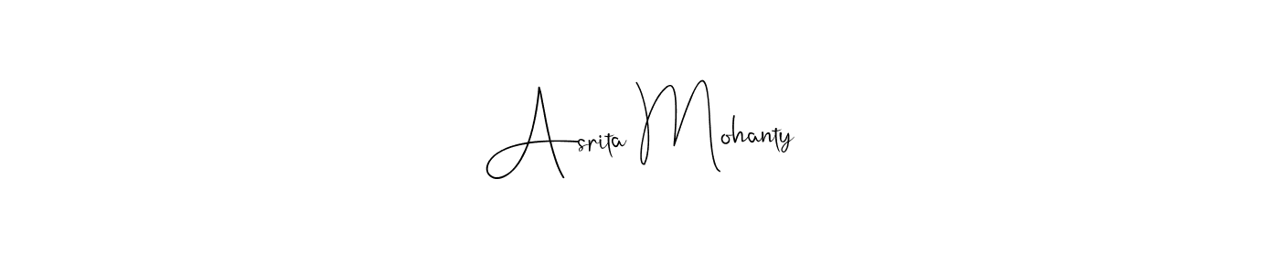 Also You can easily find your signature by using the search form. We will create Asrita Mohanty name handwritten signature images for you free of cost using Andilay-7BmLP sign style. Asrita Mohanty signature style 4 images and pictures png