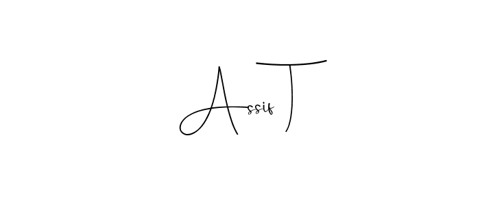 How to make Assif T signature? Andilay-7BmLP is a professional autograph style. Create handwritten signature for Assif T name. Assif T signature style 4 images and pictures png