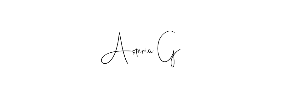 Use a signature maker to create a handwritten signature online. With this signature software, you can design (Andilay-7BmLP) your own signature for name Asteria G. Asteria G signature style 4 images and pictures png