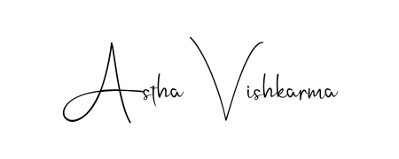 Make a beautiful signature design for name Astha Vishkarma. With this signature (Andilay-7BmLP) style, you can create a handwritten signature for free. Astha Vishkarma signature style 4 images and pictures png