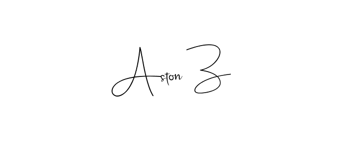 How to make Aston Z signature? Andilay-7BmLP is a professional autograph style. Create handwritten signature for Aston Z name. Aston Z signature style 4 images and pictures png