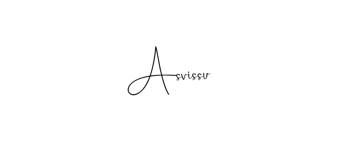 How to make Asvissu signature? Andilay-7BmLP is a professional autograph style. Create handwritten signature for Asvissu name. Asvissu signature style 4 images and pictures png