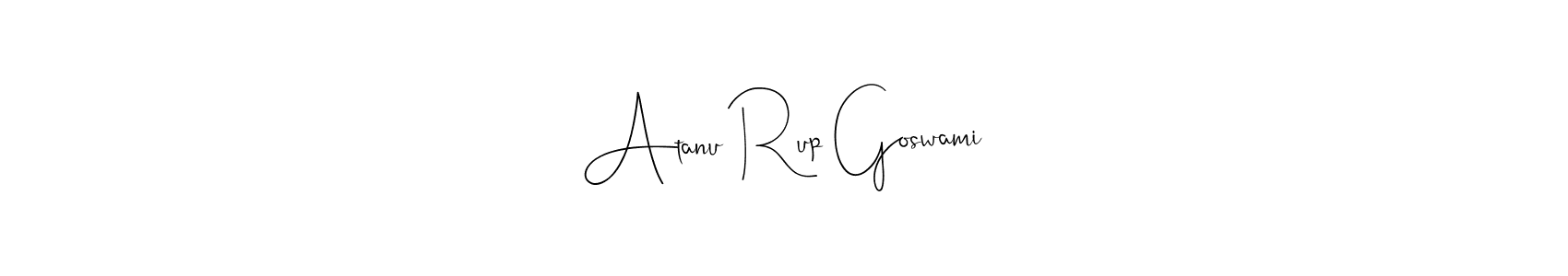 It looks lik you need a new signature style for name Atanu Rup Goswami. Design unique handwritten (Andilay-7BmLP) signature with our free signature maker in just a few clicks. Atanu Rup Goswami signature style 4 images and pictures png