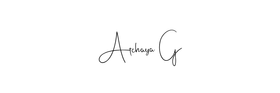 Once you've used our free online signature maker to create your best signature Andilay-7BmLP style, it's time to enjoy all of the benefits that Atchaya G name signing documents. Atchaya G signature style 4 images and pictures png
