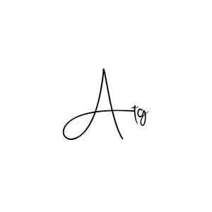 You should practise on your own different ways (Andilay-7BmLP) to write your name (Atg) in signature. don't let someone else do it for you. Atg signature style 4 images and pictures png