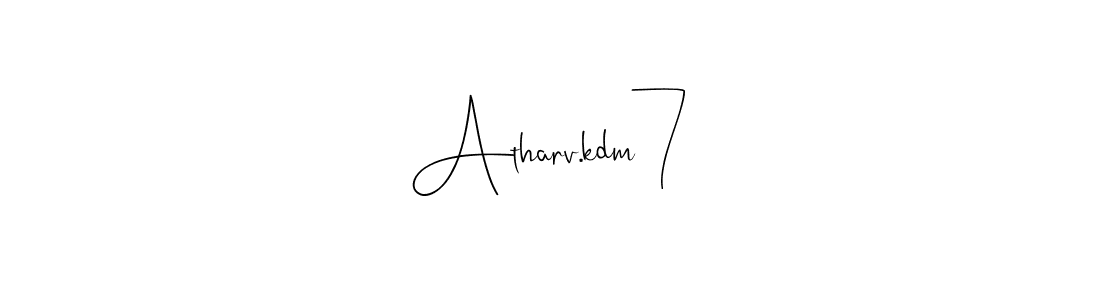 Use a signature maker to create a handwritten signature online. With this signature software, you can design (Andilay-7BmLP) your own signature for name Atharv.kdm7. Atharv.kdm7 signature style 4 images and pictures png