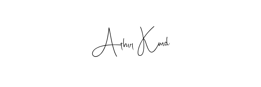 Also You can easily find your signature by using the search form. We will create Athul Kmd name handwritten signature images for you free of cost using Andilay-7BmLP sign style. Athul Kmd signature style 4 images and pictures png